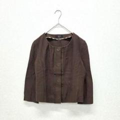 DAKS ノーカラージャケット 38 ブラック 通販ファッション - DAKS ノーカラージャケット 38 ブラック