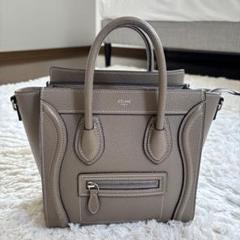 CELINE セリーヌ　ラゲージ　ナノ　スリ　バッグ　新ロゴ