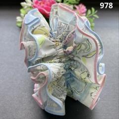 リバティシュシュ新作No978✿ヴェネツィア　ブルー×イエロー(縁2色)✿ハンド