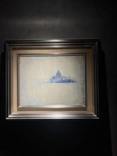 油彩画　1973 【唐津】　作者不明 油彩画 1973 【唐津】 作者不明 - メルカリ