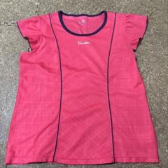 中古美品Paradiso フリル袖 テニスウェア Lサイズ ピンクsize L