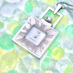 【未使用　美品】JAL オリジナルパールペンダントウォッチ　MIKIMOTO 714新品・未使用 ミキモト JALオリジナルパールペンダント