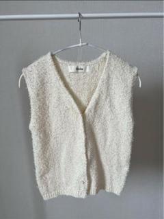 大幅値下げ！anuke(アンヌーク) Knotyarn Knit Vest anuke ANUKE(アンヌーク）Knotyarn Knit Vest 即日発送