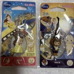 キュージョン ディズニー 美女と野獣 キューピー 根付けストラップ キュージョン ディズニー 美女と野獣 キューピー 根付け