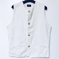 90s JOSEPH HOMME LONDON オフホワイト コットン ベストのサムネイル