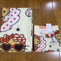 アベイル×日焼けキティ バスタオル フェイスタオル ハンドタオル 新品未使用】日焼けキティ バスタオルとハンドタオル2枚
