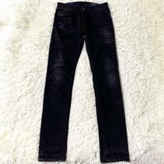 【美品✨】DIESEL THOMMER ブラック デニム パンツ W28
