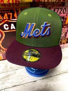 【新品タグ付き❣️】NY mets メッツ　ニューエラ　別注品7 3/8