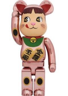 ベアブリック　ペコちゃん金運ダブル小判　桃1000%のサムネイル
