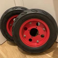 希少モンキーバハ　純正ホイール　タイヤ付き 1444wモンキー純正タイプアルミ合わせホイール 8インチ3.5J-4