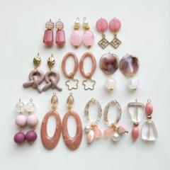 ピンク系ピアス10個まとめ売り☻2点目半額SALE