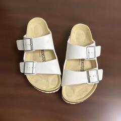 BIRKENSTOCK ホワイト サンダル 37