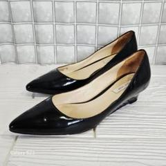コールハーン ポインテッドトゥ ストラップ パンプス 本革 黒 22cm 中古・古着通販】COLE HAAN (コールハーン) ポインテッドトゥ