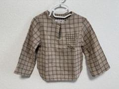 zara 86 チェックブラウス