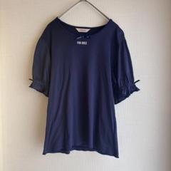 ピンクハウス♡２０２３夏♡半袖Ｔシャツ　カットソー　ブルーグレー　Ｌ ピンクハウス♡2023夏♡半袖TシャツカットソーブルーグレーL
