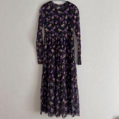 BAUM UND PFERDGARTEN◆シルクワンピース チュニック パープル BAUM UND PFERDGARTEN - BAUM UND PFERDGARTEN◇シルク
