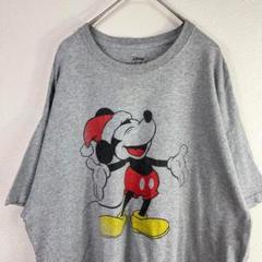 USA古着 ディズニー Disney ミッキーマウス サンタ Tシャツ
