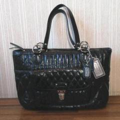【レア】COACH コーチ ハンドバッグ レディース ブラック レザー