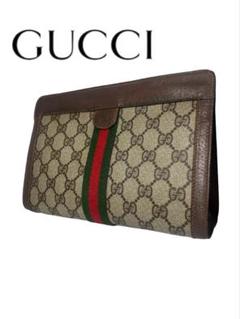 美品】GUCCI オールドグッチ シェリーライン クラッチバッグ