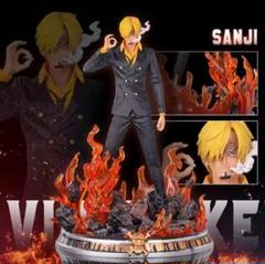 【海外製】ワンピース サンジ フィギュア 高さ37cm ONE PIECE 箱有 海外限定】ONEPIECE ワンピース サンジ 大型フィギュア 特大 箱