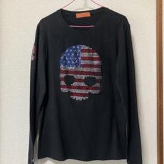 HYDROGEN スカルプリント Tシャツ ブラック - メルカリ