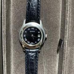 GUCCI レザー ブラック 時計 GUCCI 腕時計 3000 2 m ブラックレザー ゴールド - メルカリ