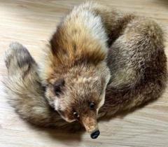 C359-42  PalinkA 高級 本毛皮 FOX フォックス ティペット 美品 SAGA FOX フォックス ティペット ホワイト 箱付き 本物タグ