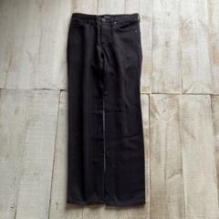 RUDE GALLERY ストライプ ブラックスラックス RUDE GALLERY(ルードギャラリー) / スラックスパンツ/3/ウール