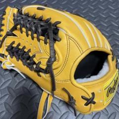 Rawlings 軟式グローブ ゴールドタン　外野　ウィザード02 左　湯もみ済 Rawlings 軟式グローブ ゴールドタン 外野 ウィザード02 左 湯