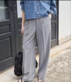 23AW【定価14,300円】Spick&Spanダブルクロスツータックパンツ 23AW【定価14,300円】Spick&Spanダブルクロスツータックパンツ