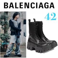 【BALENCIAGA】Bulldozer Lace-up Boots 42