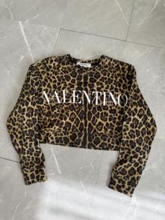 VALENTINO - 【美品】VALENTINO レオパード ロゴ プリント