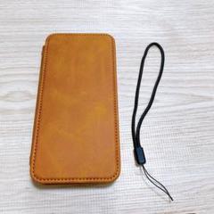 Arrows N F-51C 手帳型ケース スマホケース ライトブラウン