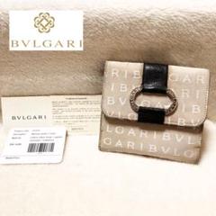 BVLGARI ロゴリング付き 三つ折り財布 キャンバス/ レザー 外箱付き 2025年最新】BVLGARI 付属品：箱 三つ折り財布の人気アイテム