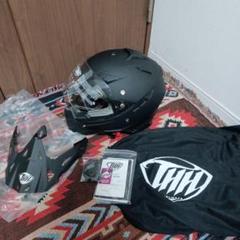 Amazon.co.jp: THH TX-28 Off-Road Helmet with Inner Sun Visor
