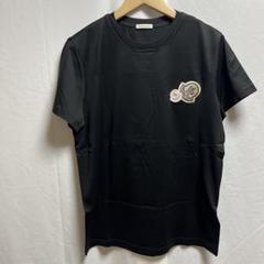 【けーた】MONCLER ダブルロゴワッペンTシャツ　ブラック S Amazon | [モンクレール] MAGLIA T-SHIRT 2連ロゴワッペンT