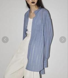 シャツ+ブラウス(長袖+七分) TODAYFUL - louren slitsleeve over shirts stripe TODAYFUL - ローレン Louren slitsleeve over shirt TODAYFULの