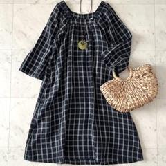 美品✨リゼッタ Lisette リネンロングワンピース ブラック 麻100