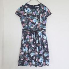 【値下げ】ワンピース ドレス ブルーセレステ bleu celeste 38 ドレスプラス DRESS+ パーティードレス ワンピース 総レース
