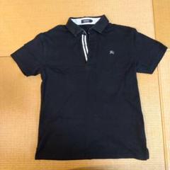 黒 BURBERRY バーバリー ブラックレーベル ポロシャツ サイズ3 L相当 BURBERRY BLACK LABEL - BURBERRY BLACK LABEL ポロシャツ