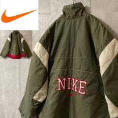 NIKEナイキナイロンジャケットハーフジップブルゾンアノラック緑グリーンカーキ赤 m31896037733_1.jpg?1737616799