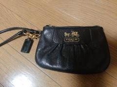 COACH 黒ポーチ 空港免税店購入