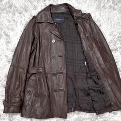【美品】 バーバリー ロンドン ライダース ジャケット ラム レザー 羊革 38 2025年最新】BURBERRY レディース レザージャケット・ライダース