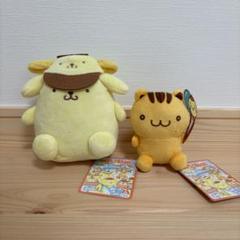 いちご新聞638号コラボレーションぬいぐるみ 2種セット　ポムポムプリン