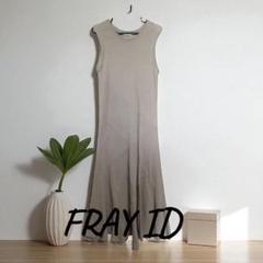 『美品』FRAY ID ノースリーブニットワンピース グレー