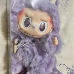 ZIMOMO LABUBU ラブブ ぬいぐるみ 紫 ハートチャーム ふわふわ m31920690455_1.jpg?1751440257