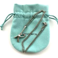 Tiffany ティファニー イニシャル K シルバー ネックレス
