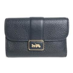 ⭐️新品未使用品✨COACH ロゴブラック　キャンバス　シグネチャー　長財布 COACH コーチ 財布 新作 新品 メンズ ファスナー長財布