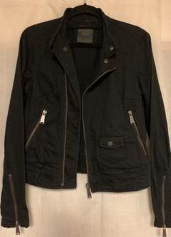 美品 MOUSSY ライダースジャケット ブルゾン