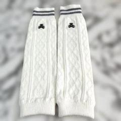 極美品☆ウィルソン　ゴルフ　レッグウォーマー　白のサムネイル